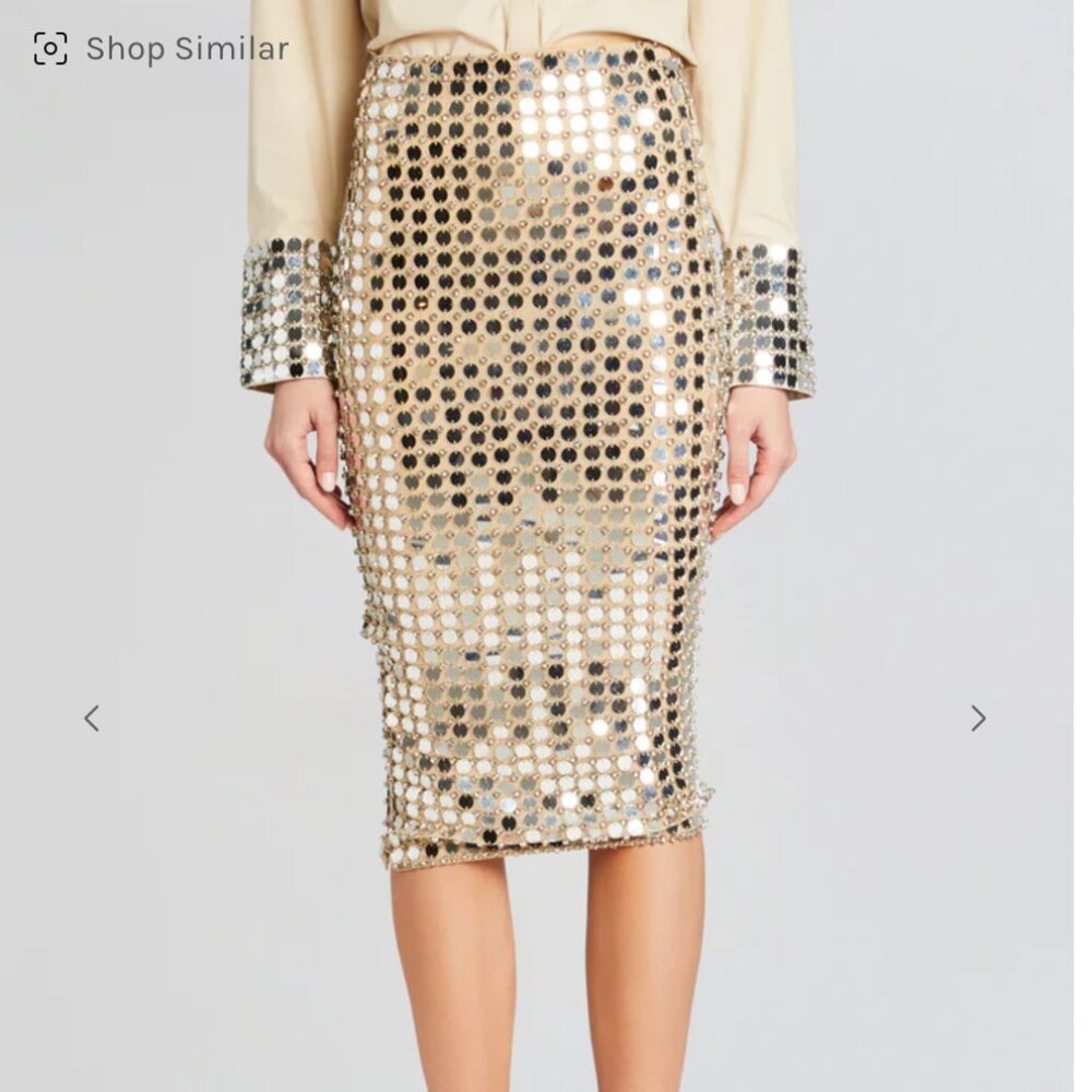 NWT - Retrofete Brelan Embellished Skirt - Size M